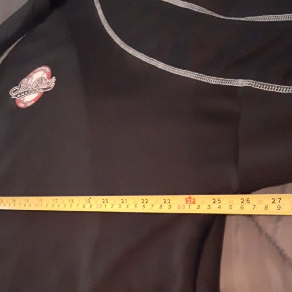 Men's Long Sleeve Black Windbreaker Shirt - Picture 4 of 10